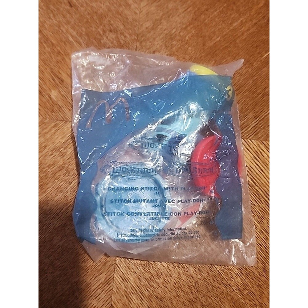 Lilo & Stitch McDonalds Happy Meal Toy 2003-04 Changing Stitch #3 Play-Doh